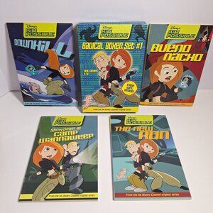 Disney Kim Possible Badical Boxed Book Set #1 Volumes 12 3 4 1-4 2004 Lot